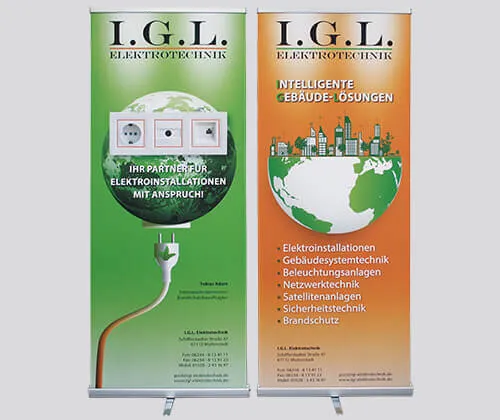 IGL Elektrotechnik Roll-Up's